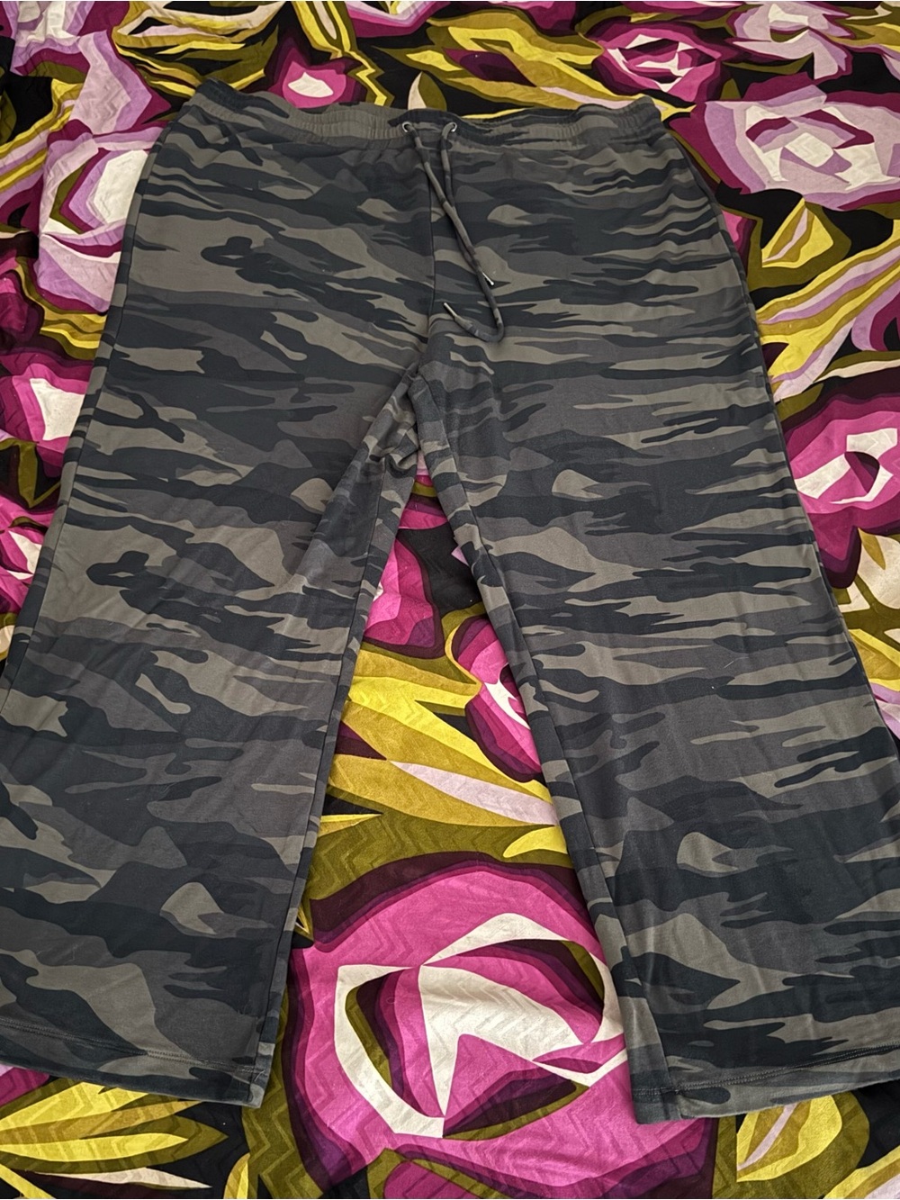 Rachel Zoe Gray Camo Drawstring Skirt